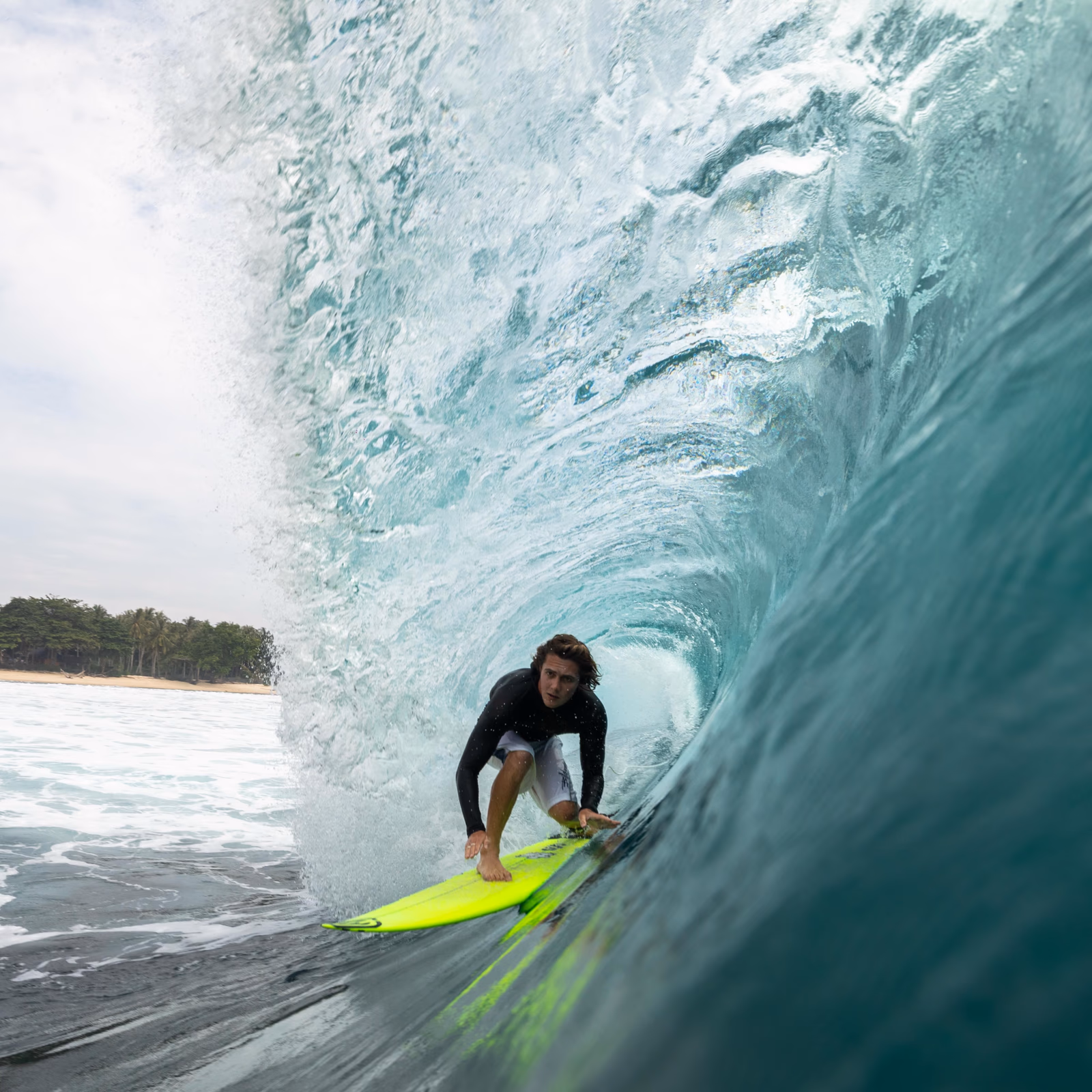 Wave action shot