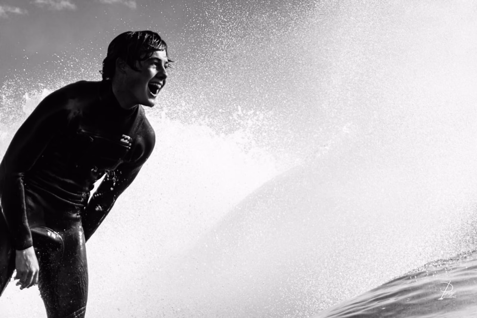 Moody surf portrait